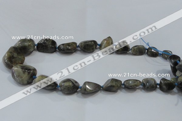 CNG2520 15.5 inches 10*14mm - 20*35mm nuggets labradorite beads