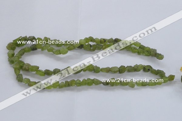 CNG2537 4*6mm – 6*10mm nuggets peridot beads wholesale