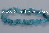 CNG2584 15.5 inches 13*18mm - 15*25mm nuggets druzy agate beads