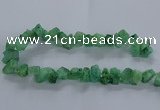 CNG2585 15.5 inches 13*18mm - 15*25mm nuggets druzy agate beads