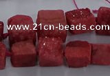 CNG2620 15.5 inches 10*12mm - 14*16mm nuggets druzy agate beads