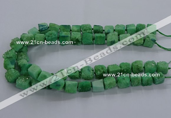 CNG2622 15.5 inches 10*12mm - 14*16mm nuggets druzy agate beads