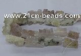 CNG2631 15.5 inches 20*25mm - 23*42mm freeform druzy amethyst beads