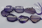 CNG2663 15.5 inches 30*40mm - 40*55mm freeform agate beads