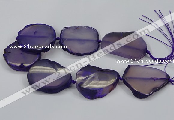 CNG2663 15.5 inches 30*40mm - 40*55mm freeform agate beads