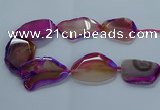 CNG2664 15.5 inches 35*45mm - 40*55mm freeform agate beads