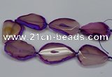 CNG2665 15.5 inches 30*40mm - 40*55mm freeform agate beads