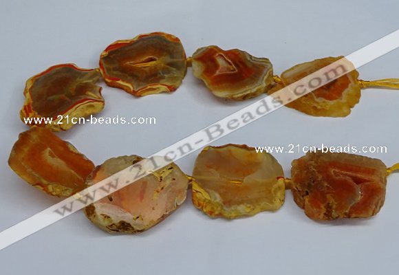 CNG2670 15.5 inches 30*40mm - 40*50mm freeform druzy agate beads