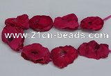 CNG2677 15.5 inches 30*40mm - 40*50mm freeform druzy agate beads