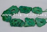 CNG2681 15.5 inches 30*40mm - 40*50mm freeform druzy agate beads