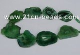 CNG2682 15.5 inches 30*40mm - 40*50mm freeform druzy agate beads