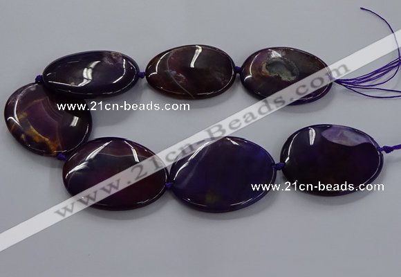 CNG2690 15.5 inches 40*50mm - 45*55mm freeform agate gemstone beads