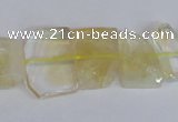 CNG2706 15.5 inches 13*18mm - 15*20mm freeform natural citrine beads