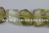 CNG2707 15.5 inches 13*18mm - 15*20mm freeform lemon quartz beads