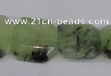 CNG2708 15.5 inches 20*20mm freeform green rutilated quartz beads