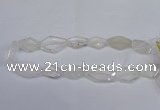 CNG2710 15.5 inches 18*25mm - 25*35mm freeform white crystal beads