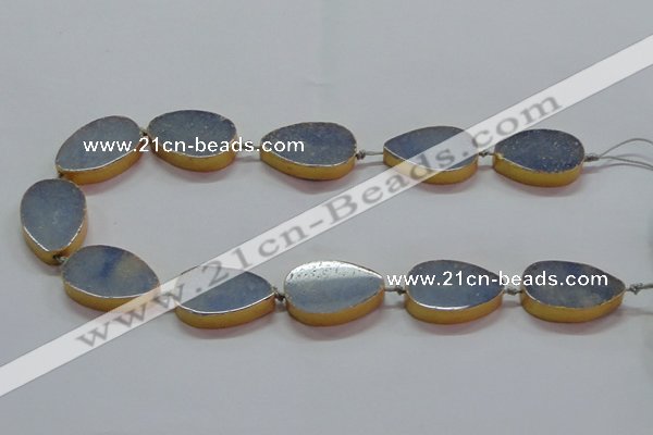 CNG2720 15.5 inches 18*28mm - 20*30mm freeform blue aventurine beads