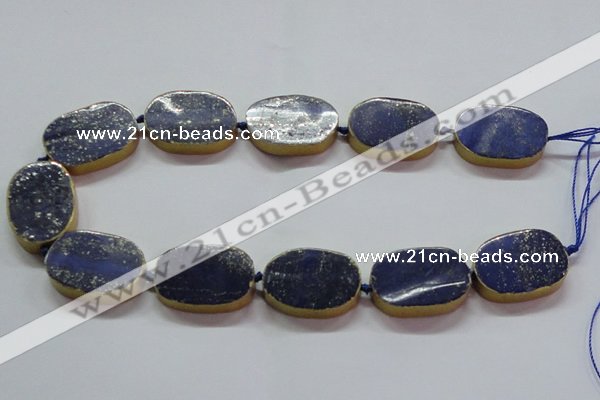 CNG2727 15.5 inches 18*28mm - 20*30mm freeform lapis lazuli beads