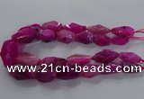 CNG2733 15.5 inches 15*30mm - 20*40mm nuggets agate beads