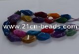 CNG2737 15.5 inches 15*30mm - 20*40mm nuggets agate beads