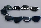 CNG2743 15.5 inches 28*40mm - 30*45mm freeform agate beads