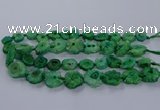 CNG2766 15.5 inches 15*20mm - 25*30mm freeform druzy agate beads