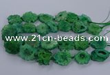 CNG2767 15.5 inches 30*40mm - 45*50mm freeform druzy agate beads