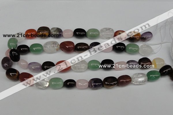 CNG28 15.5 inches 12*17mm nuggets mixed gemstone beads