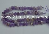 CNG2822 10*14mm - 13*18mm faceted nuggets lavender amethyst beads