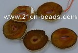 CNG2859 8 inches 40*45mm - 50*60mm freeform druzy agate beads