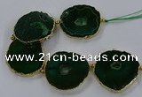 CNG2863 8 inches 40*45mm - 50*60mm freeform druzy agate beads