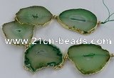 CNG2885 8 inches 40*50mm - 50*60mm freeform druzy agate beads