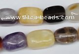 CNG29 15.5 inches 12*17mm nuggets mixed gemstone beads