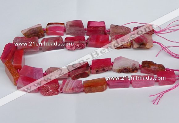 CNG2902 15.5 inches 12*16mm - 15*25mm freeform agate beads