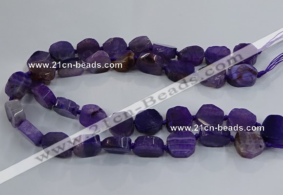 CNG2908 15.5 inches 12*16mm - 15*25mm freeform agate beads