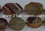 CNG2930 15.5 inches 18*25mm - 25*30mm freeform agate beads