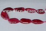 CNG2952 15.5 inches 25*35mm - 30*50mm freeform agate beads