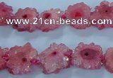 CNG2969 15.5 inches 8*10mm - 15*18mm freeform druzy agate beads