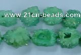 CNG2971 15.5 inches 8*10mm - 15*18mm freeform druzy agate beads