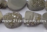 CNG2976 15.5 inches 13*18mm - 20*25mm freeform druzy agate beads