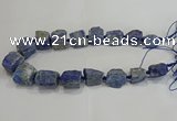 CNG3009 15.5 inches 15*20mm - 22*30mm nuggets lapis lazuli beads