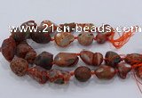 CNG3055 25*30mm - 30*40mm nuggets agate gemstone beads