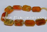 CNG3080 15.5 inches 30*40mm - 35*45mm freeform agate beads