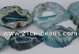 CNG3114 15.5 inches 13*18mm - 18*25mm freeform druzy agate beads