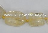 CNG313 15.5 inches 10*14mm – 15*20mm nuggets citrine gemstone beads