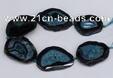 CNG3137 15.5 inches 45*50mm - 55*60mm freeform druzy agate beads