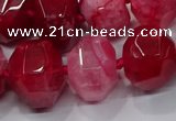 CNG3177 15.5 inches 12*16mm - 25*30mm nuggets agate beads