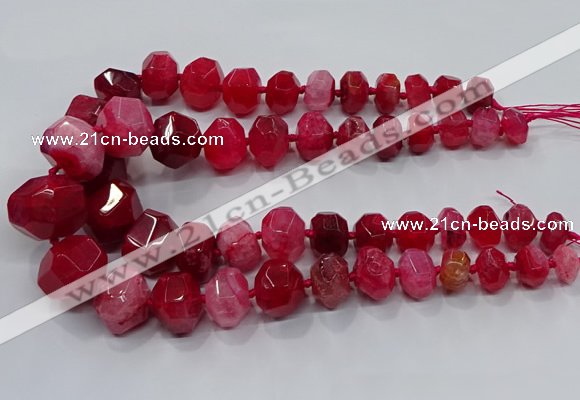 CNG3177 15.5 inches 12*16mm - 25*30mm nuggets agate beads