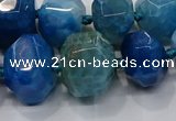 CNG3178 15.5 inches 12*16mm - 25*30mm nuggets agate beads