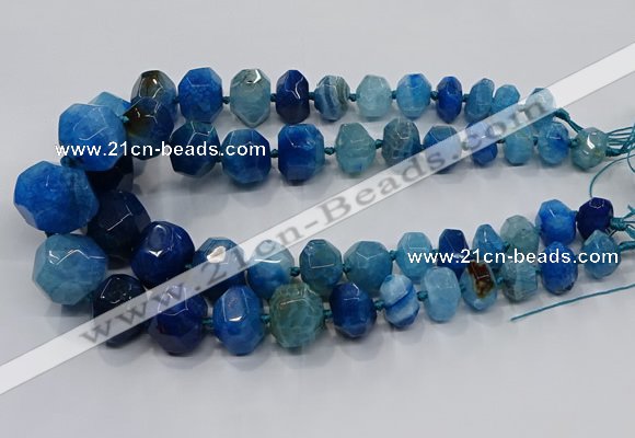 CNG3178 15.5 inches 12*16mm - 25*30mm nuggets agate beads